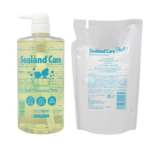 シーランドケア ボディクレンジングソープ 1000ml (本体) + 400ml (詰め替え) セット